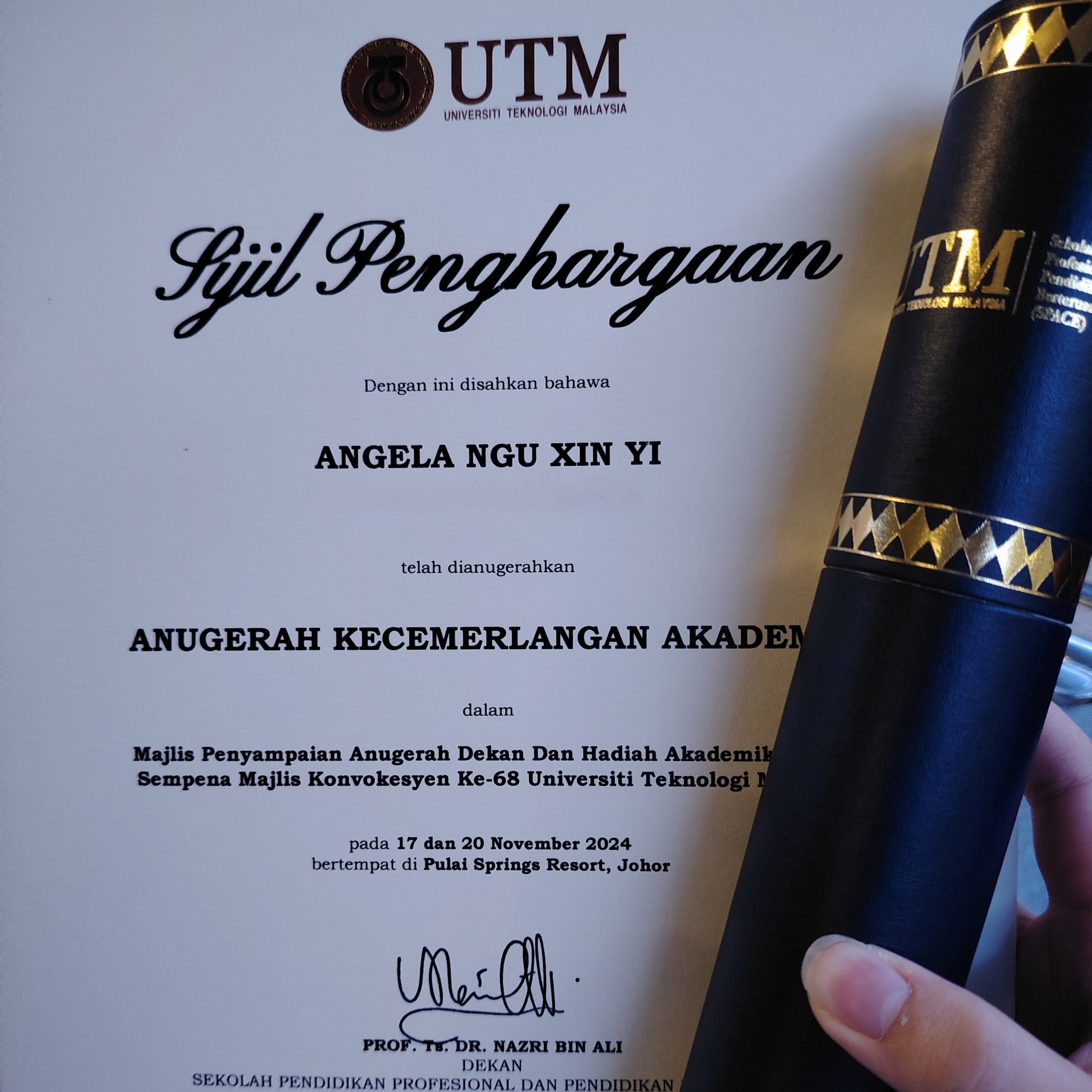 Academic Excellence Award